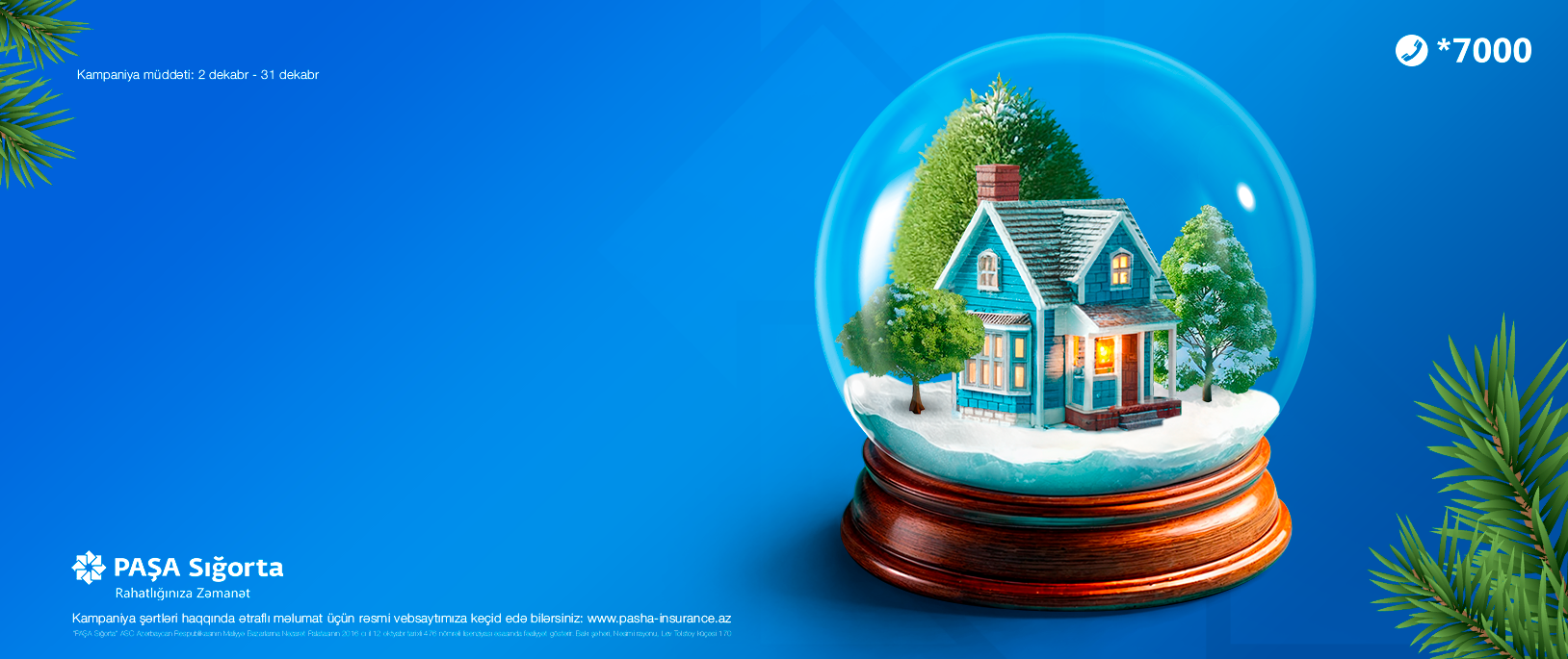 PAŞA Sığorta Yeni il münasibətilə könüllü əmlak sığortasında kampaniya elan edir!