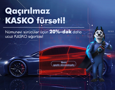 PAŞA Sığorta KASKO sığortası üzrə yeni kampaniyasına start verir!