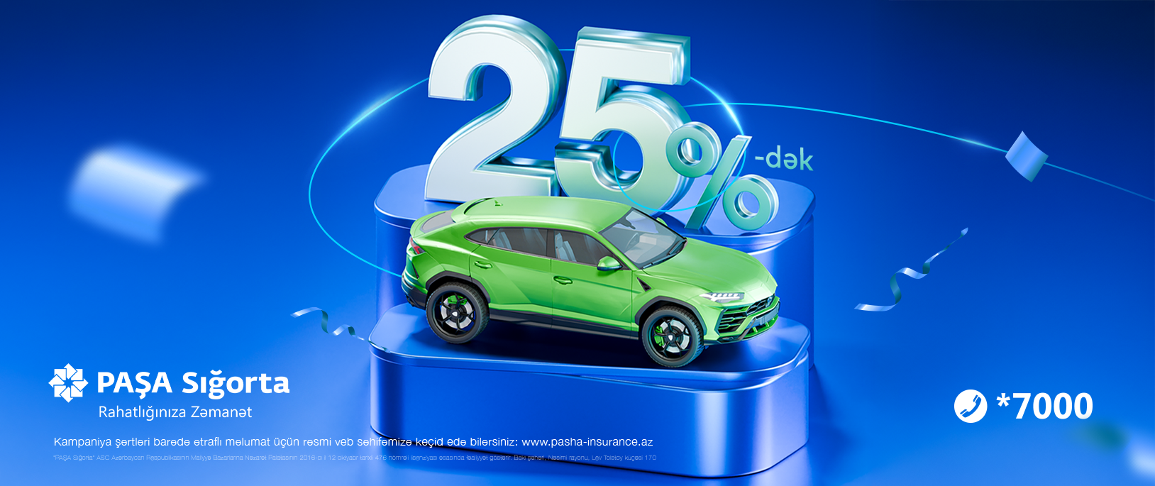 PAŞA Sığortadan avtomobilinizin istehsal ilinə uyğun endirim kampaniyası başladı!