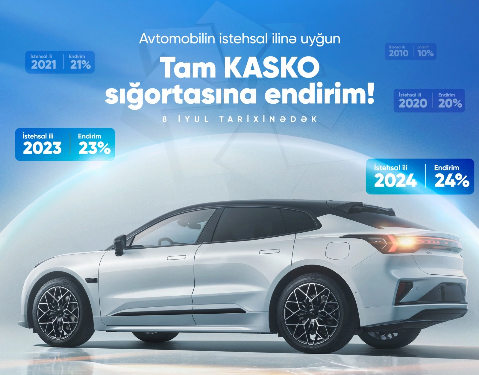 PAŞA Sığortadan istehsal ilinə görə endirim kampaniyası!