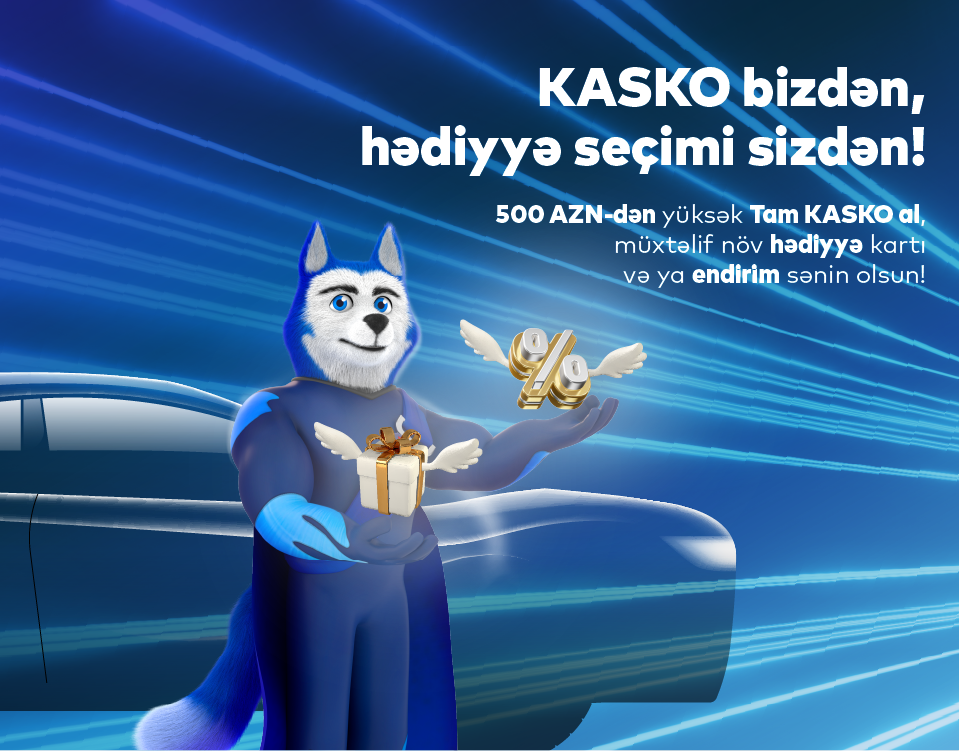 PAŞA Sığortadan “Kasko bizdən, hədiyyə seçimi sizdən!” kampaniyası!
