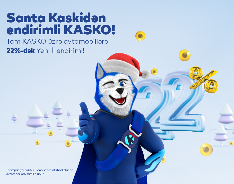 PAŞA Sığortadan “Santa Kaskidən endirimli KASKO” kampaniyası!