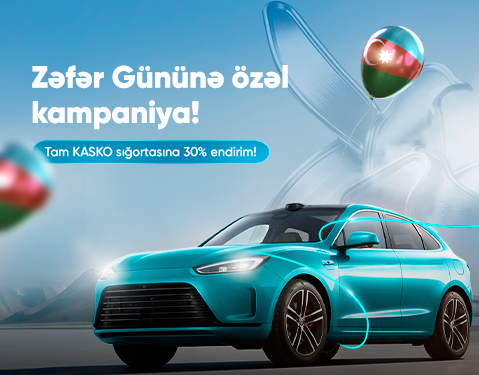 PAŞA Sığortadan Zəfər Gününə özəl Tam KASKO sığortası endirimi!